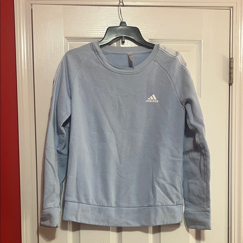 Adidas Sky Blue Crewneck Sweatshirt